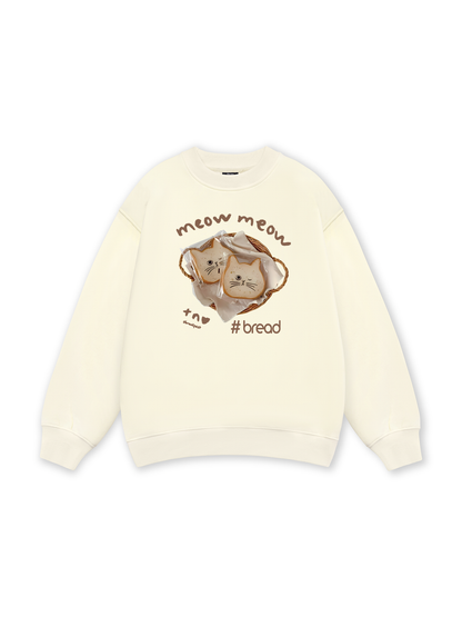 Sweet Pastry Meow Meow Bead Sweater