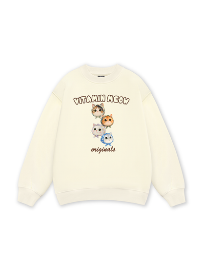 Four Cat Vitamin Meow Sweater