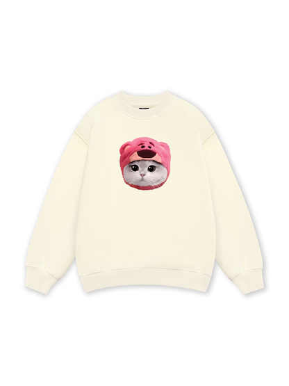Animal Mood Pink Meow Sweater