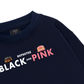 Sweet Pastry Black Pink Meow Meow Strawberry Sweater