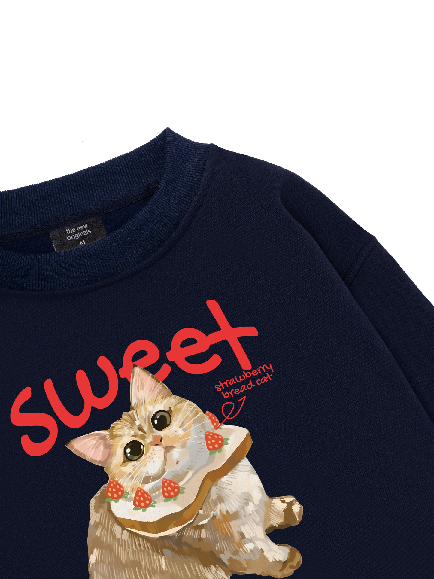 Strawberry Bread Cat Sweater