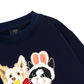 Animal Mood Bestie Puppy And Meow Sweater