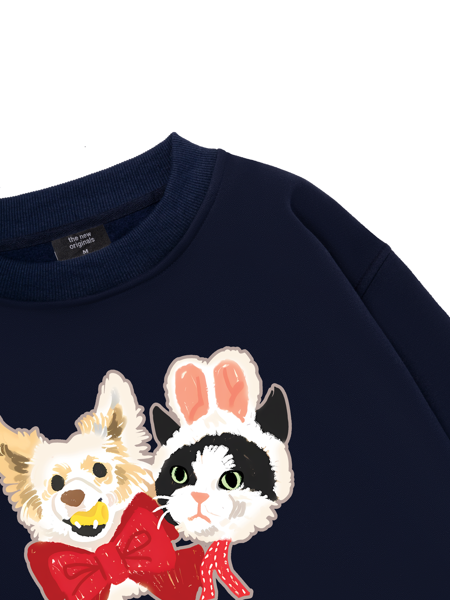Animal Mood Bestie Puppy And Meow Sweater