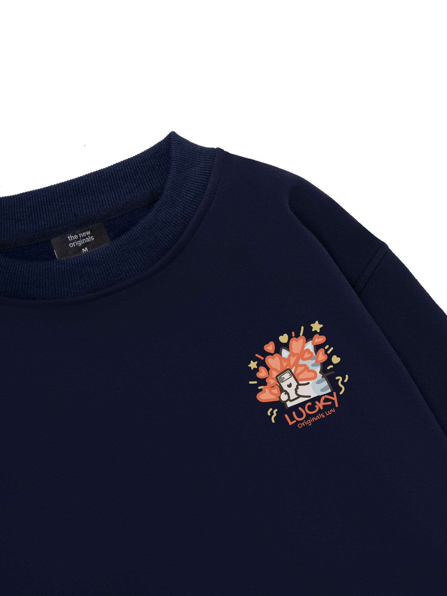 Lucky Luv Cat Couple Sweater