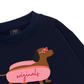 Pink Dachshund Sweater
