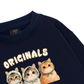 Cute Three Cat Vitamin Meow Sweater