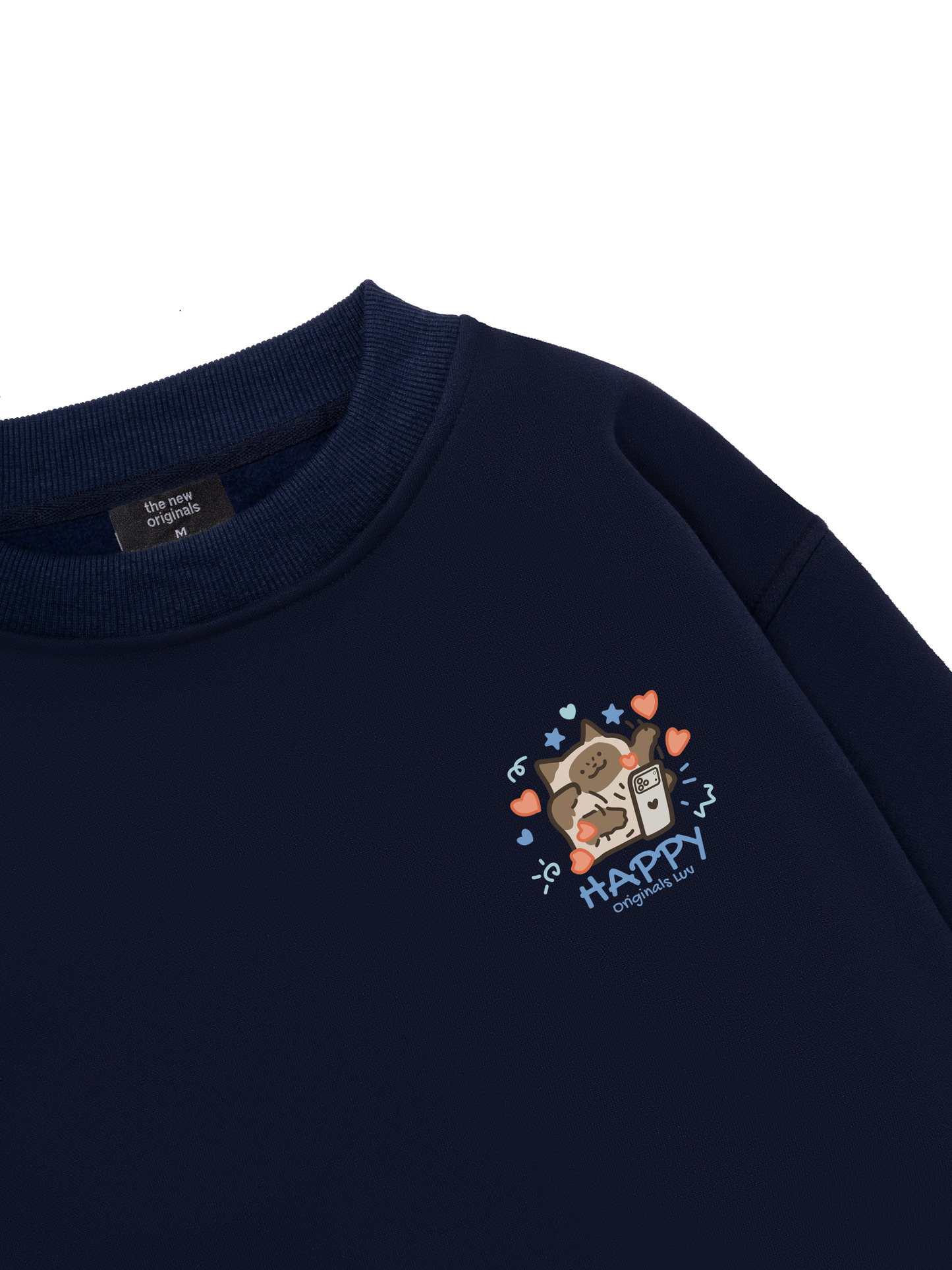 Happy Luv Cat Couple Sweater