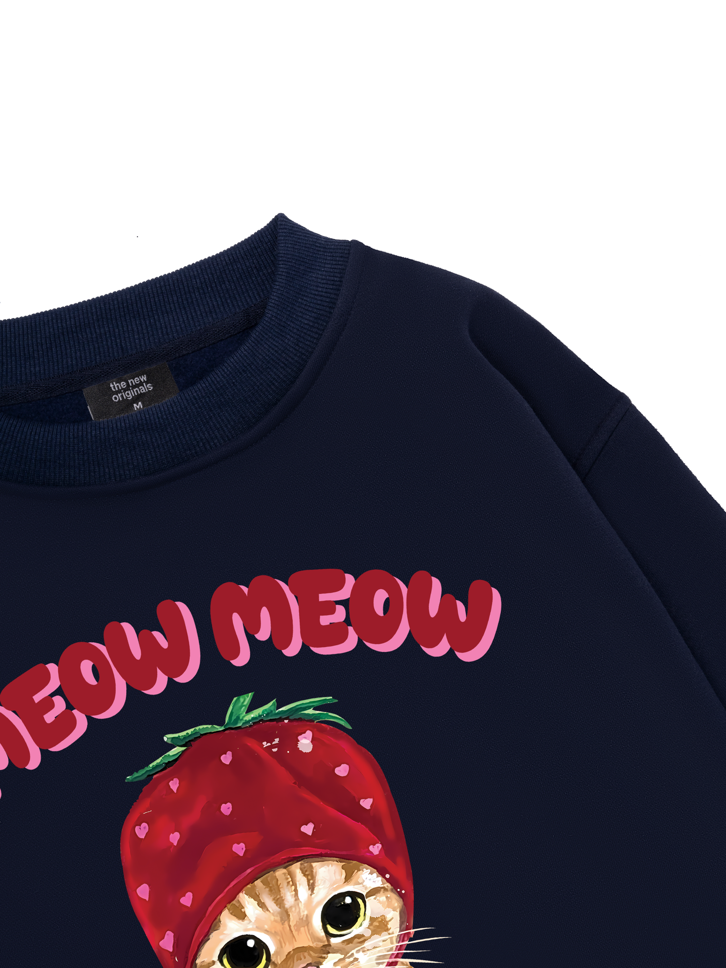Meow Meow Strawberry Sweater