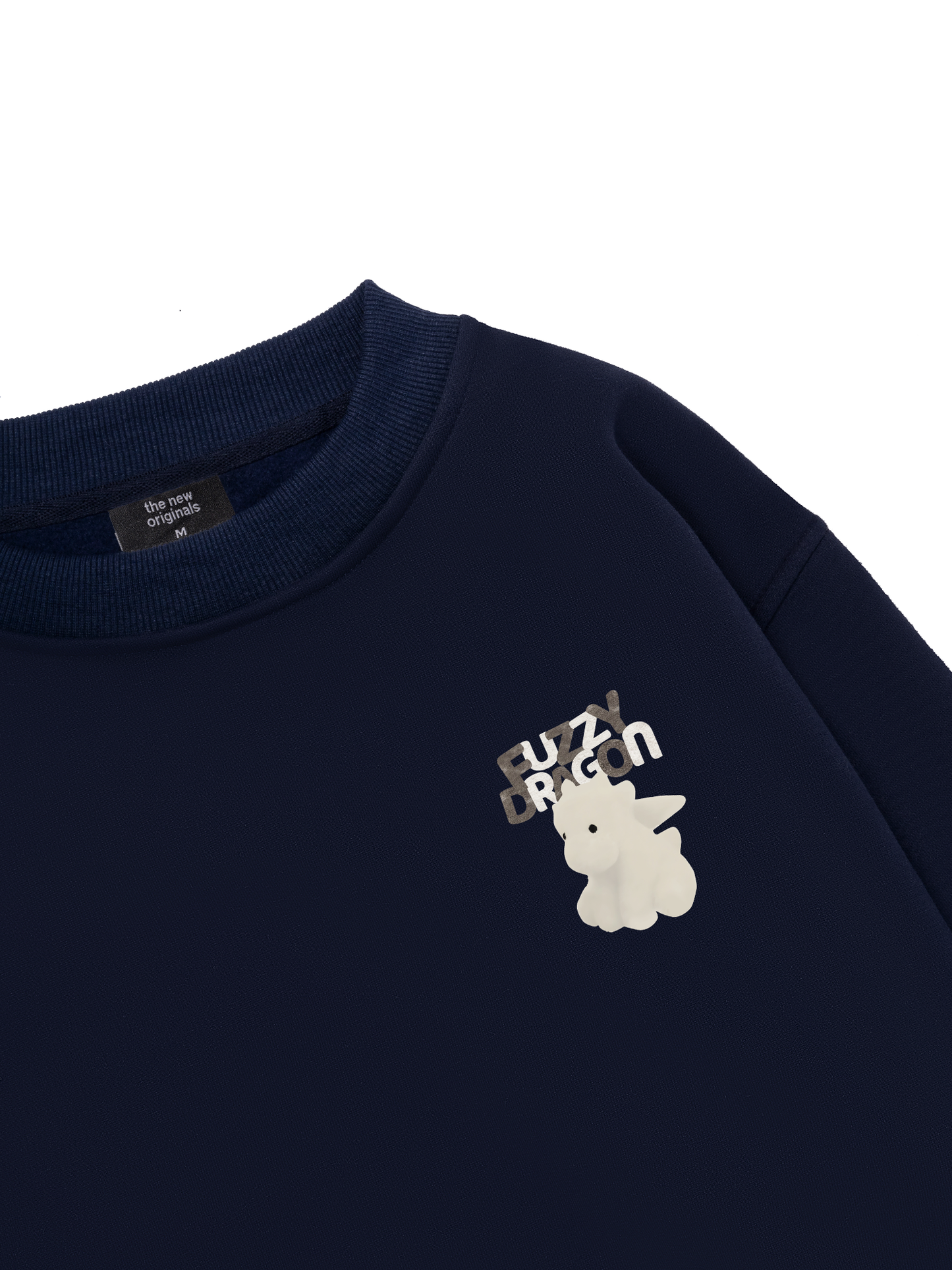 Fuzzy Font Dragon Sweater