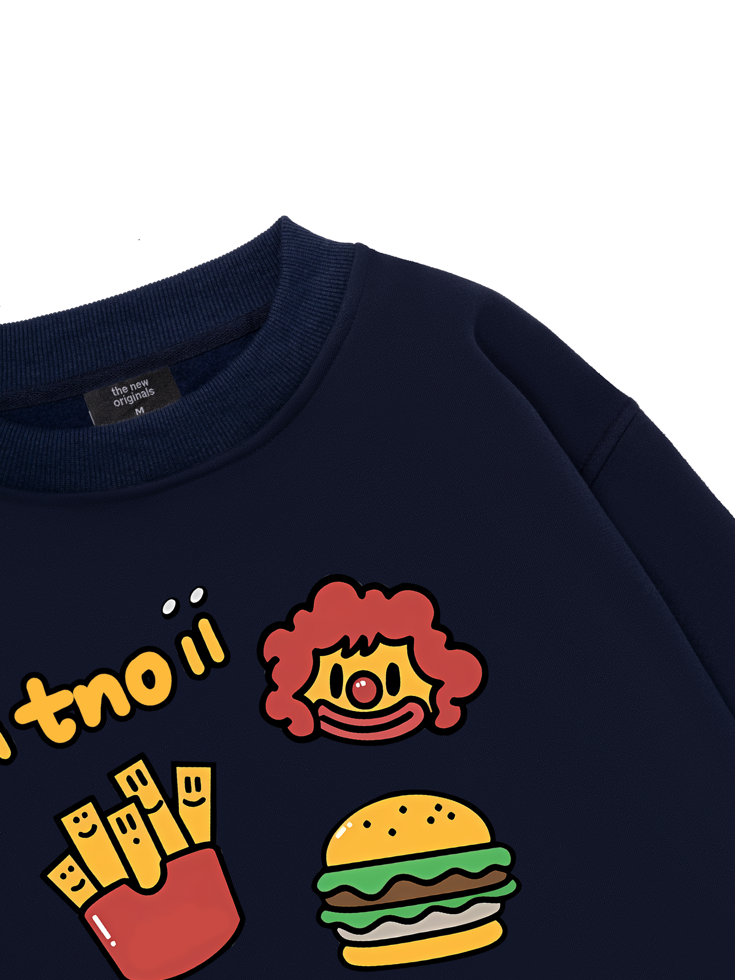 Sweet Pastry Burger Fry Sweater