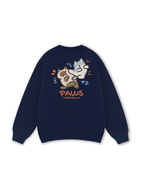 Paws Luv Cat Couple Sweater
