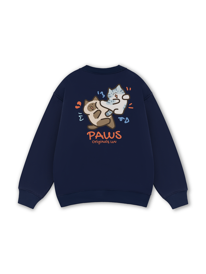 Paws Luv Cat Couple Sweater