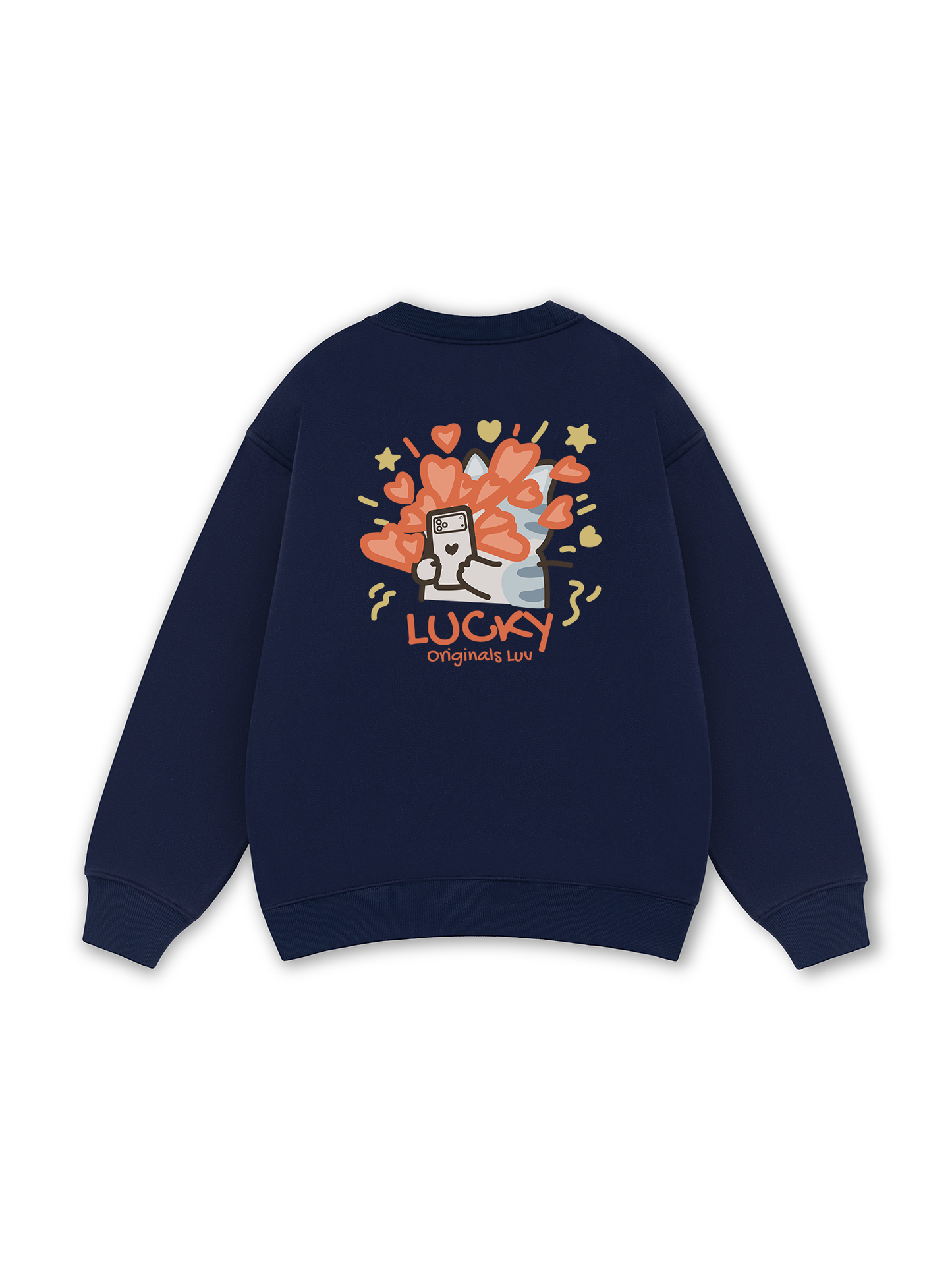 Lucky Luv Cat Couple Sweater