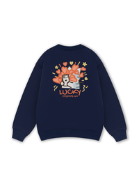 Lucky Luv Cat Couple Sweater