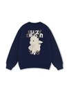 Fuzzy Font Dragon Sweater
