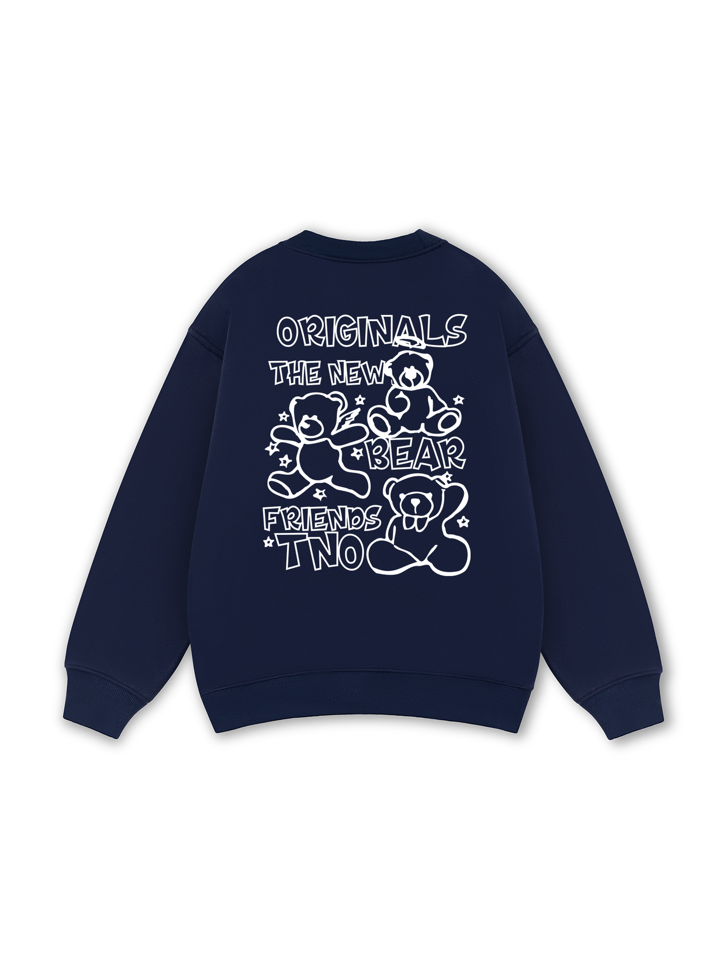 Bear Friends Doodle Artwork Sweater