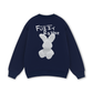 Doodle Fuzzy Rabbit Sweater