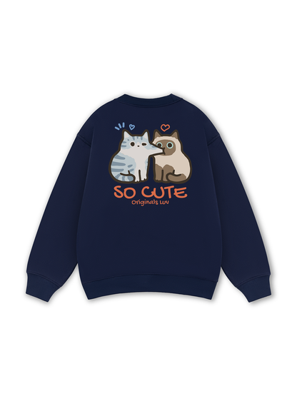 So Cute Cat Couple Sweater