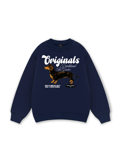Retro Dachshund Sweater