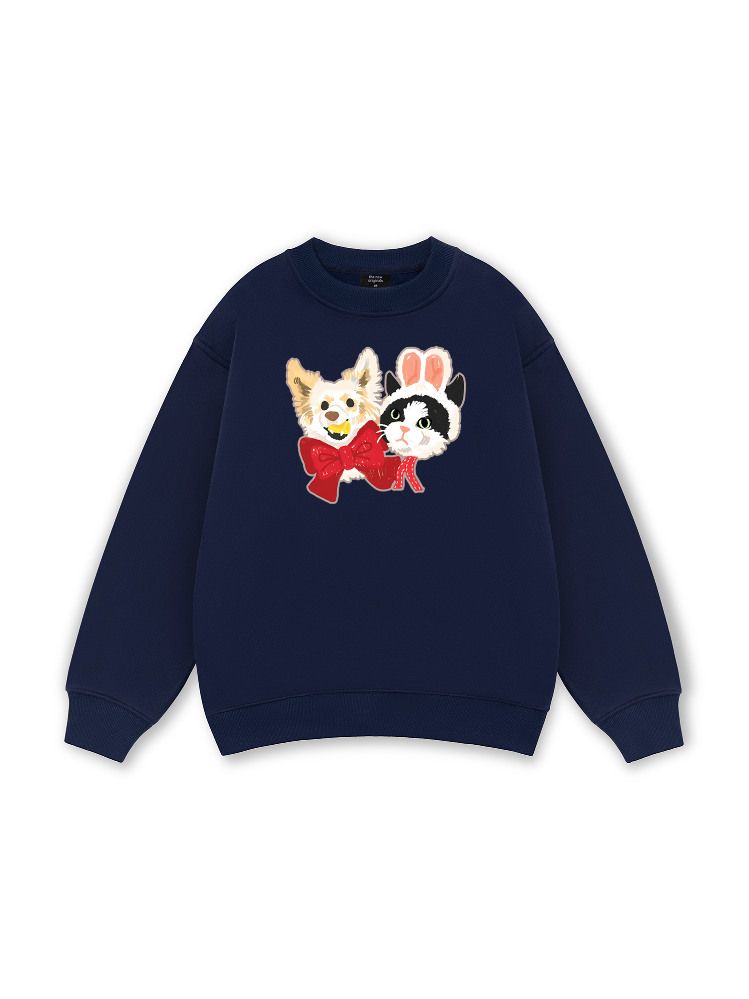 Animal Mood Bestie Puppy And Meow Sweater