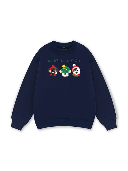 Animal Mood Cold Hand Warrm Heart Sweater