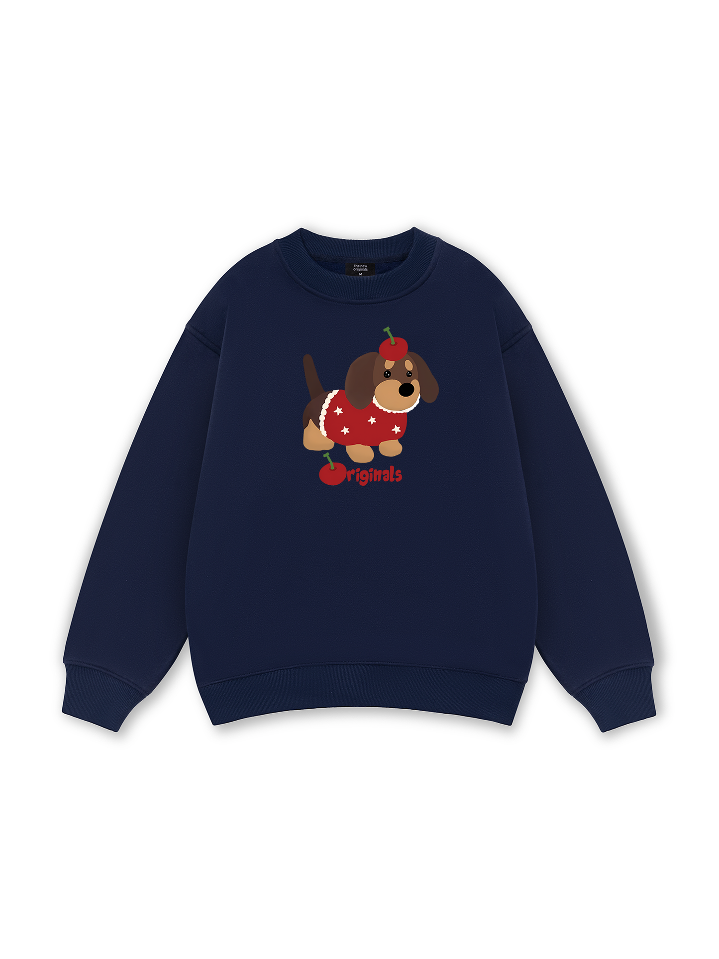 Animal Cute Puppy With Cherry Sweater