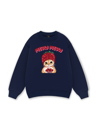 Meow Meow Strawberry Sweater