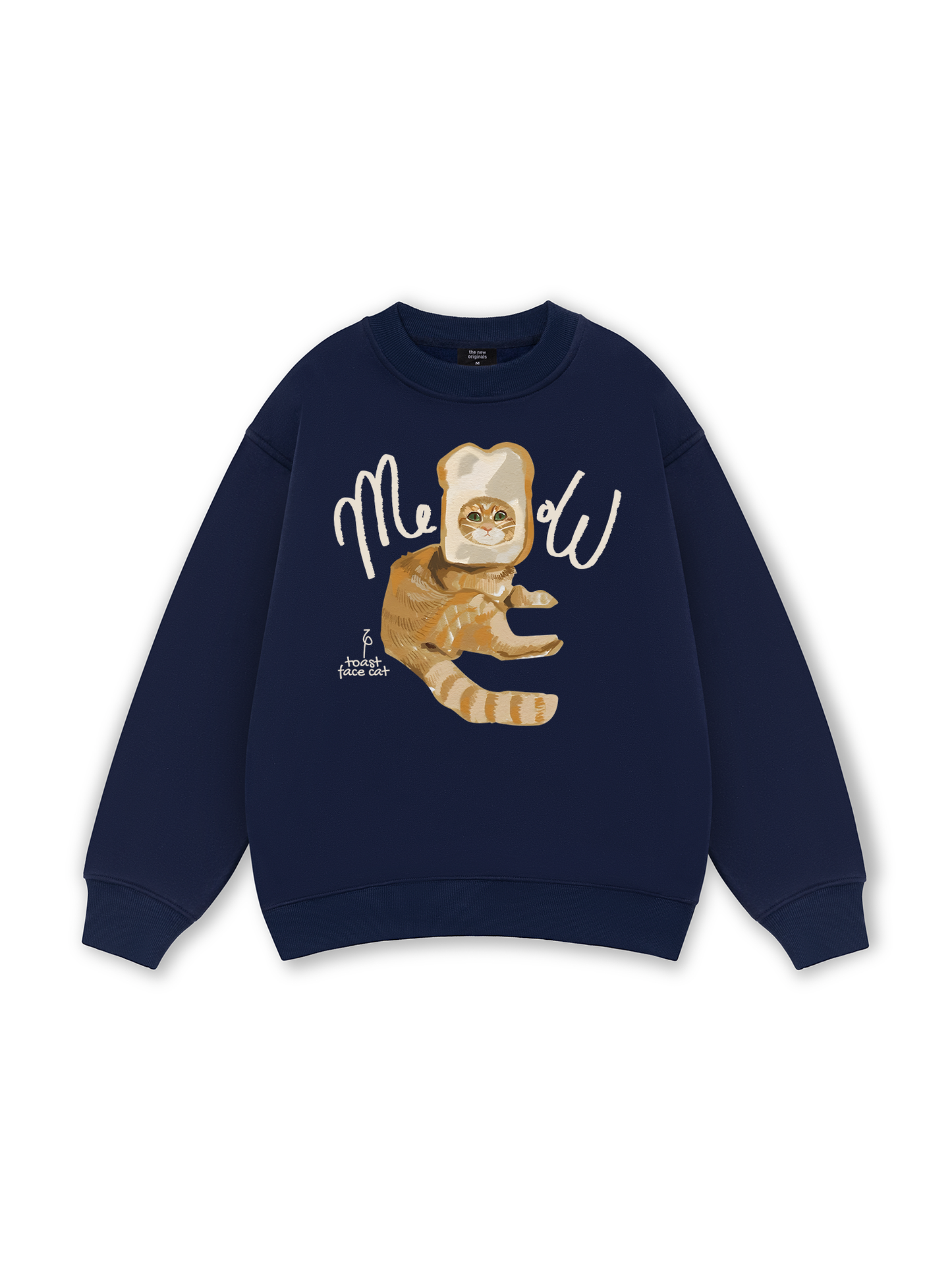 Toast Face Cat Sweater