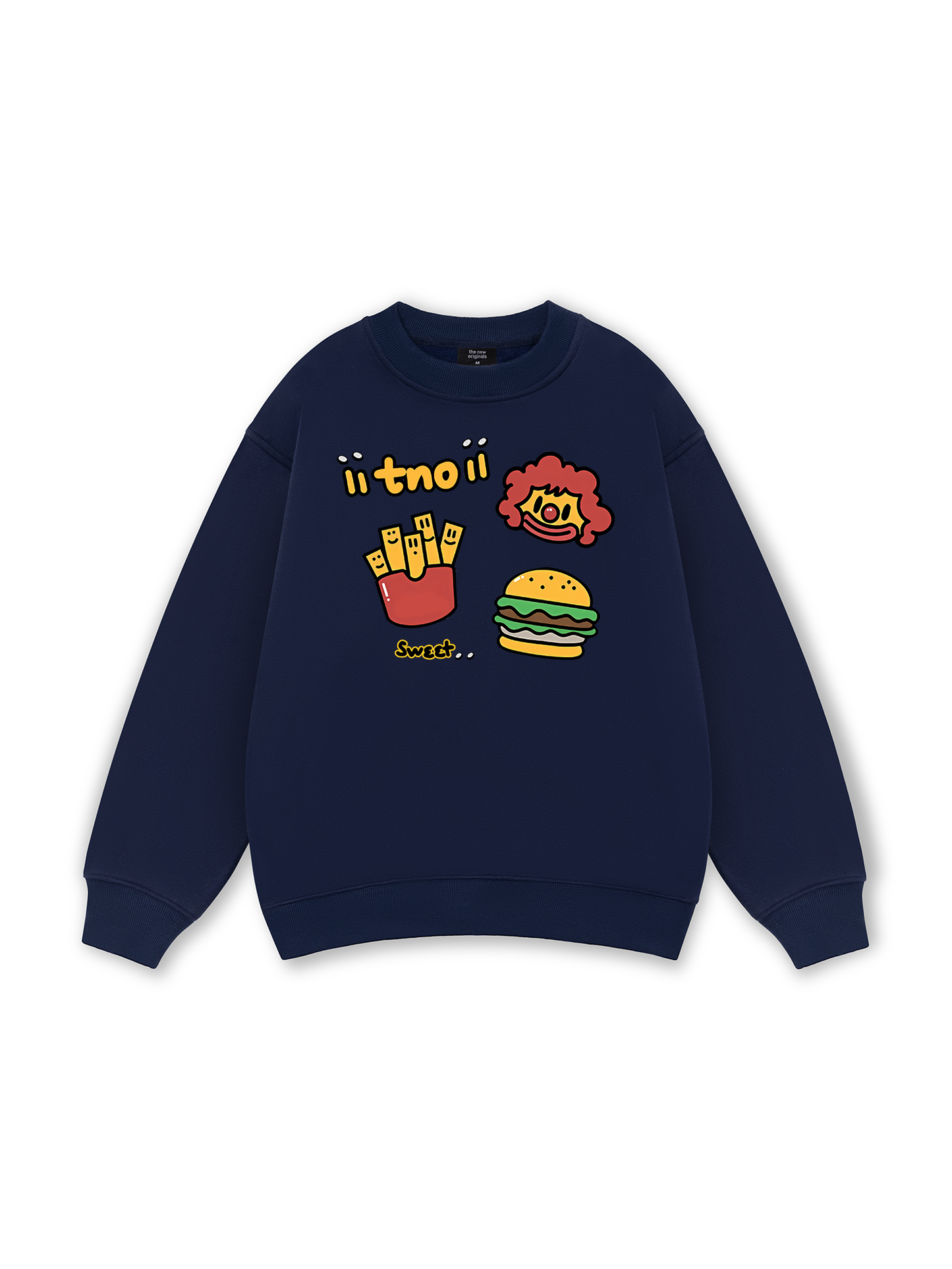 Sweet Pastry Burger Fry Sweater