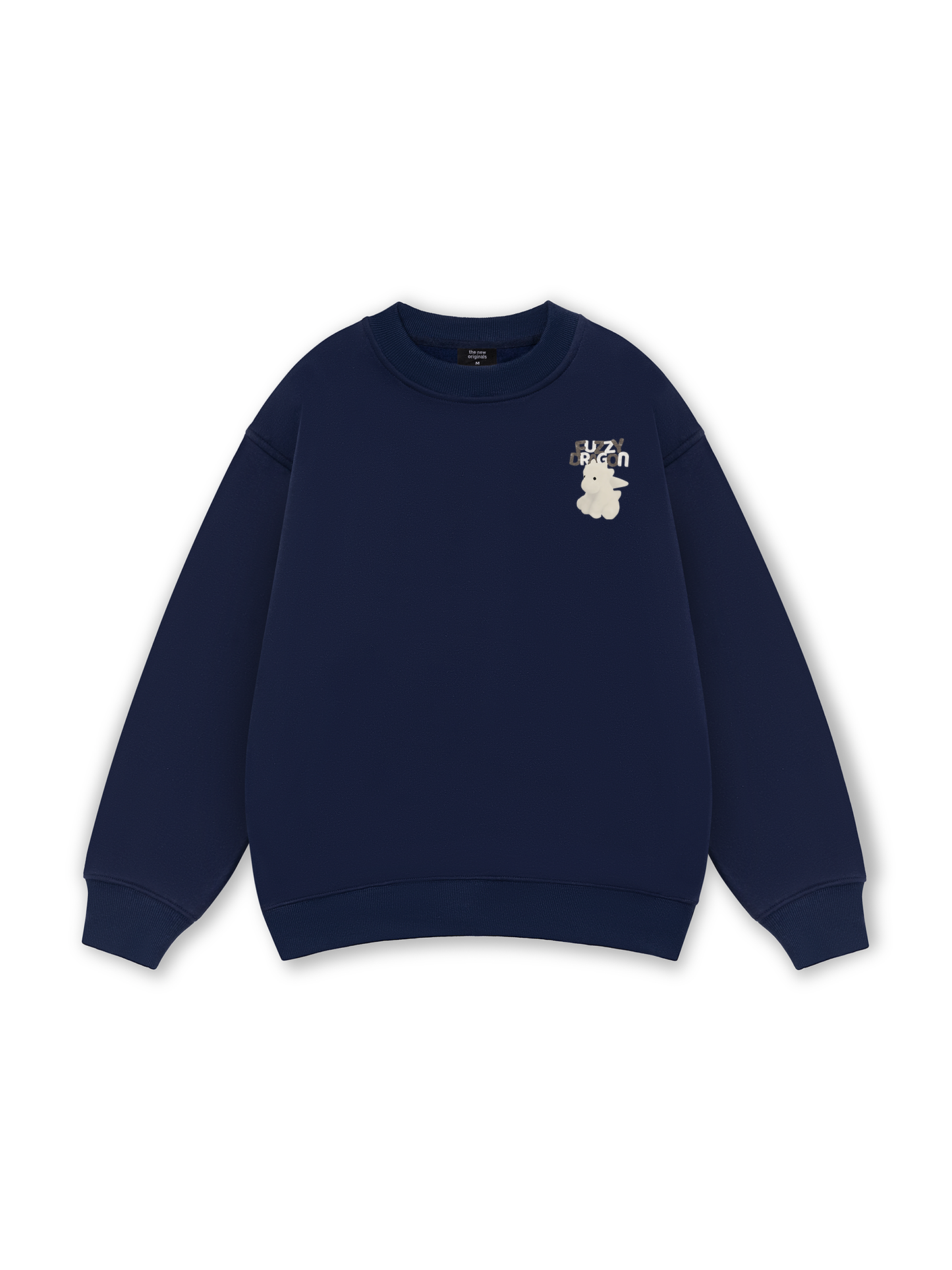Fuzzy Font Dragon Sweater