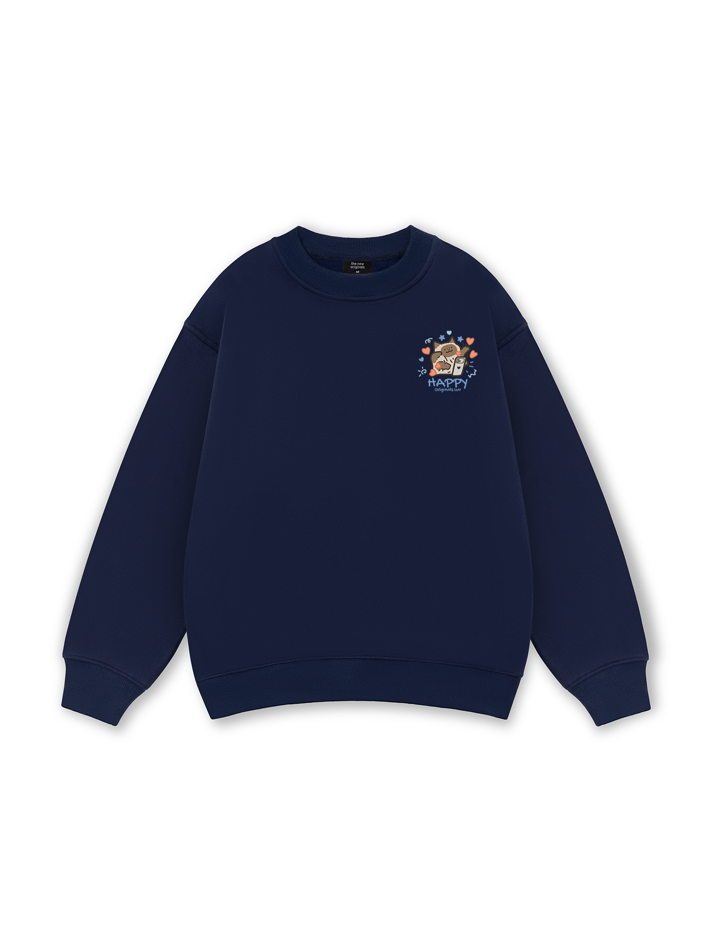 Happy Luv Cat Couple Sweater