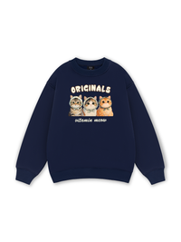 Cute Three Cat Vitamin Meow Sweater