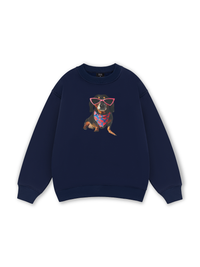 Animal Pink Glasses Sweater