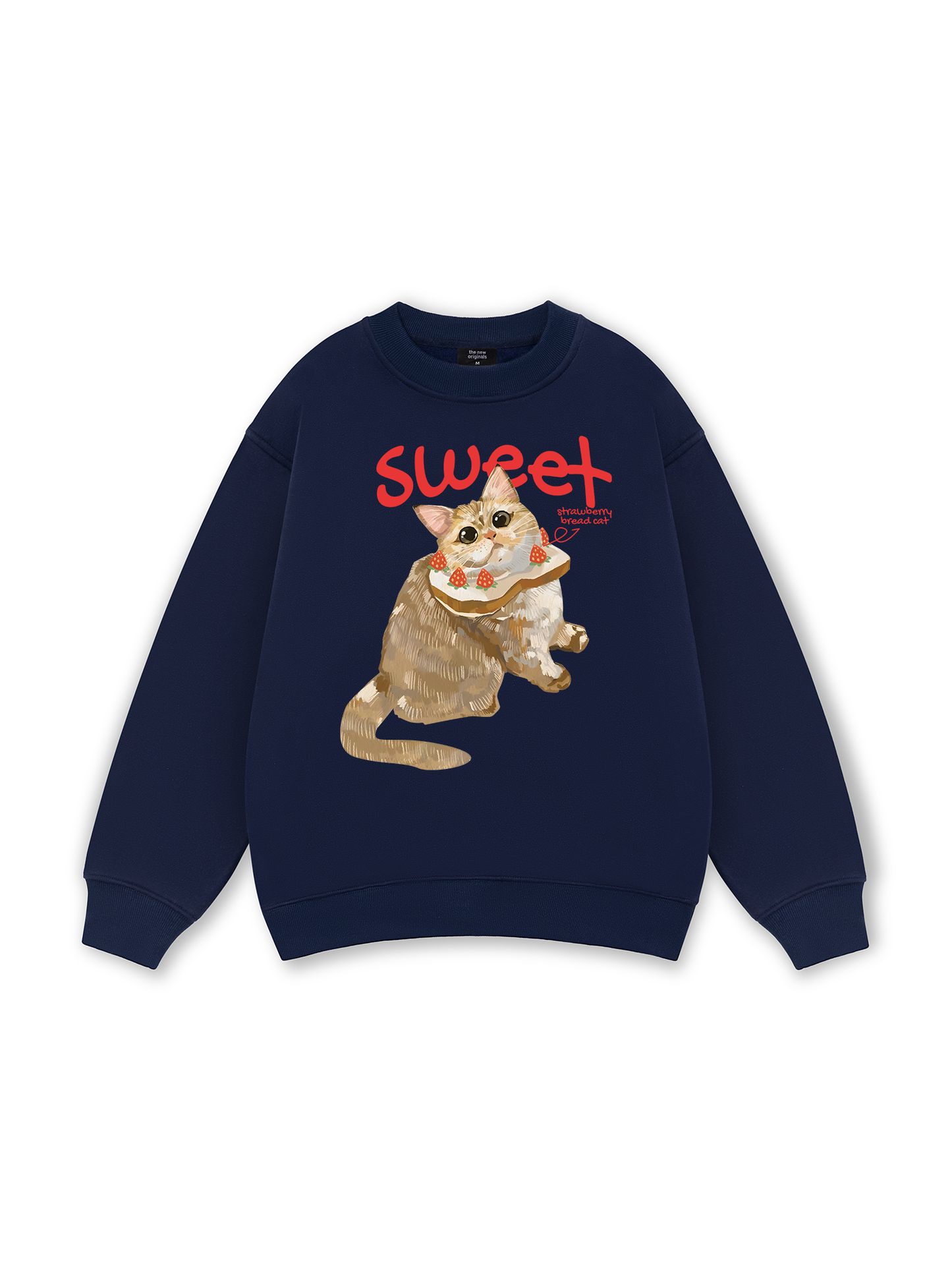 Strawberry Bread Cat Sweater