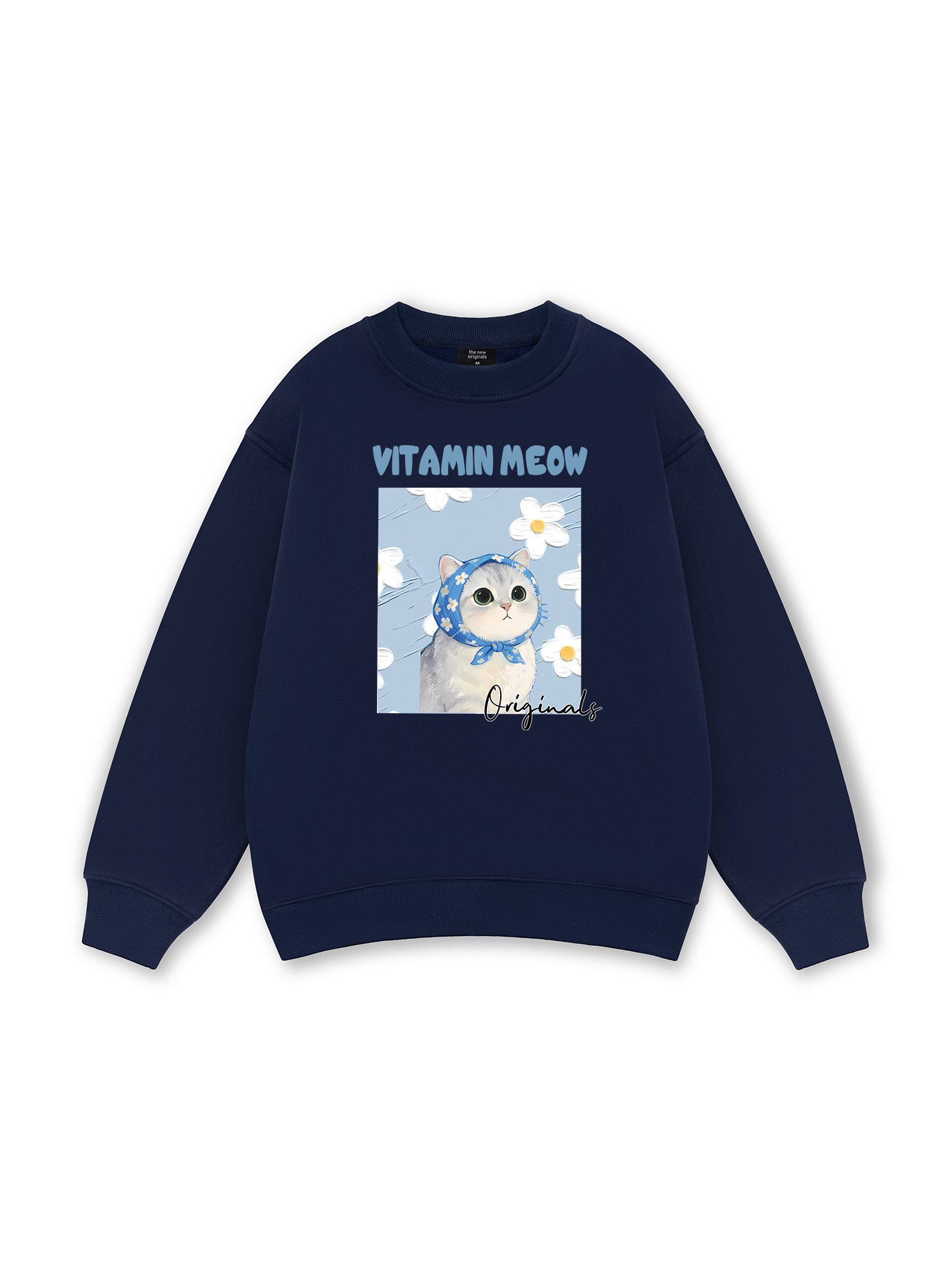 Flower With Meow Sweater