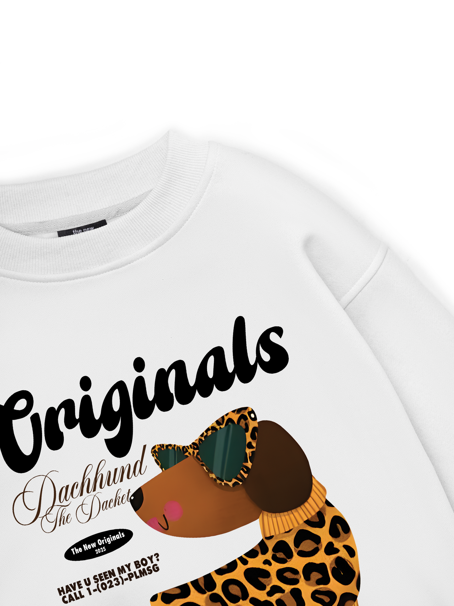 Leopard Dachshund Sweater