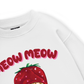 Meow Meow Strawberry Sweater