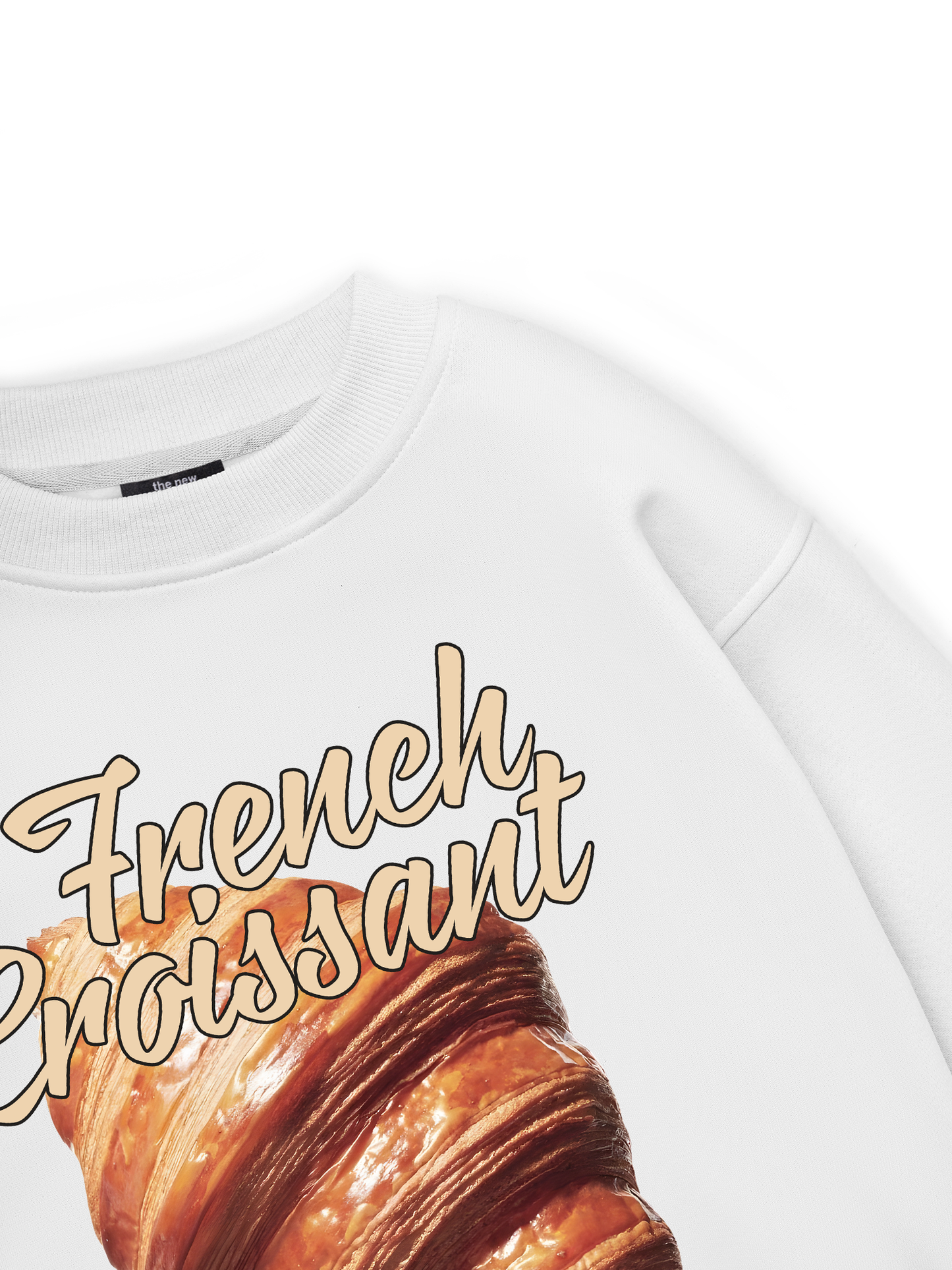 Foody French Croissant Sweater