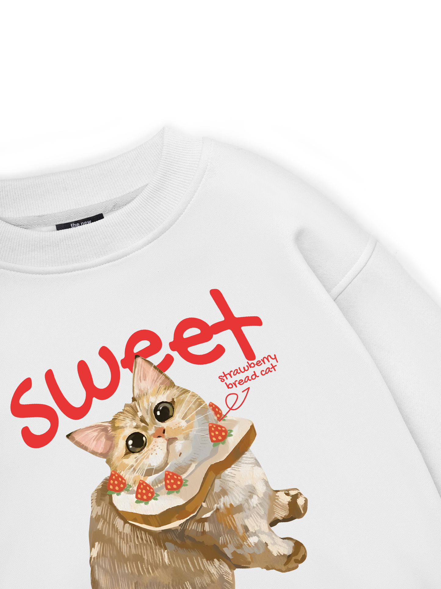 Strawberry Bread Cat Sweater