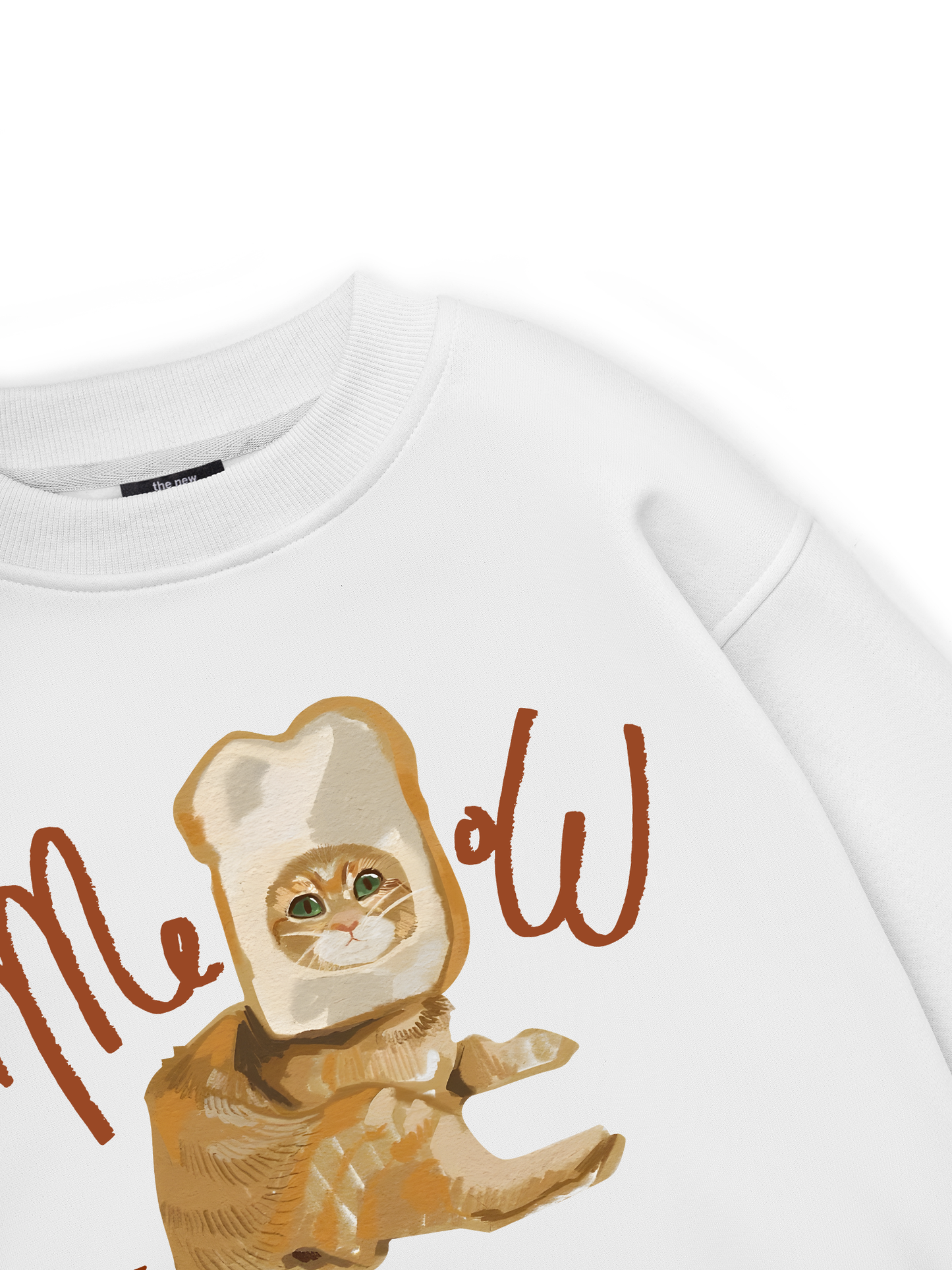Toast Face Cat Sweater
