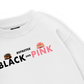 Sweet Pastry Black Pink Meow Meow Strawberry Sweater
