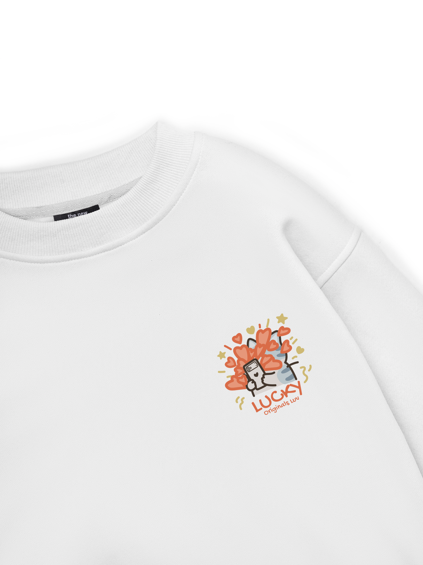 Lucky Luv Cat Couple Sweater