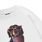 Animal Pink Glasses Sweater