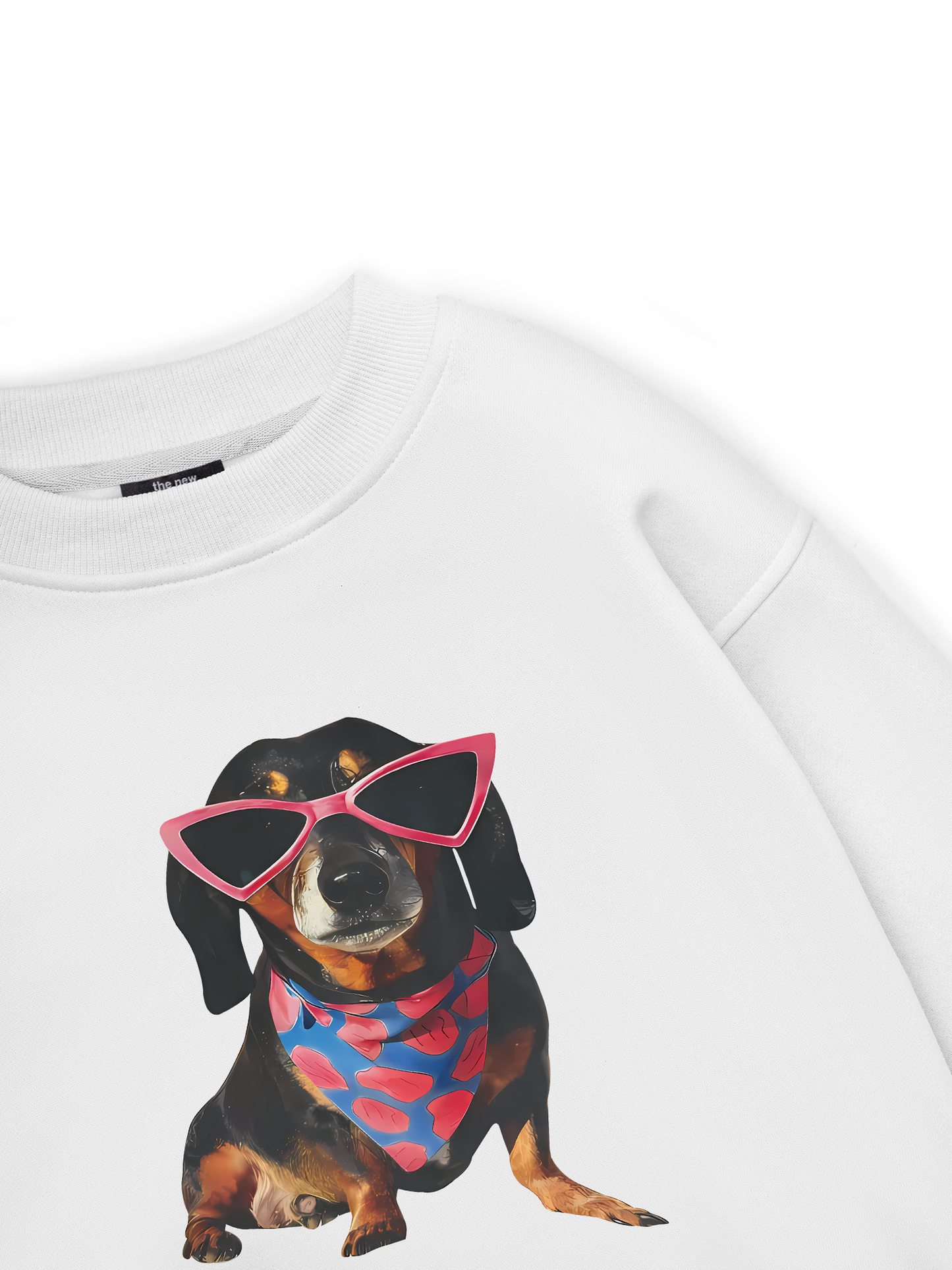 Animal Pink Glasses Sweater