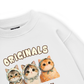 Cute Three Cat Vitamin Meow Sweater