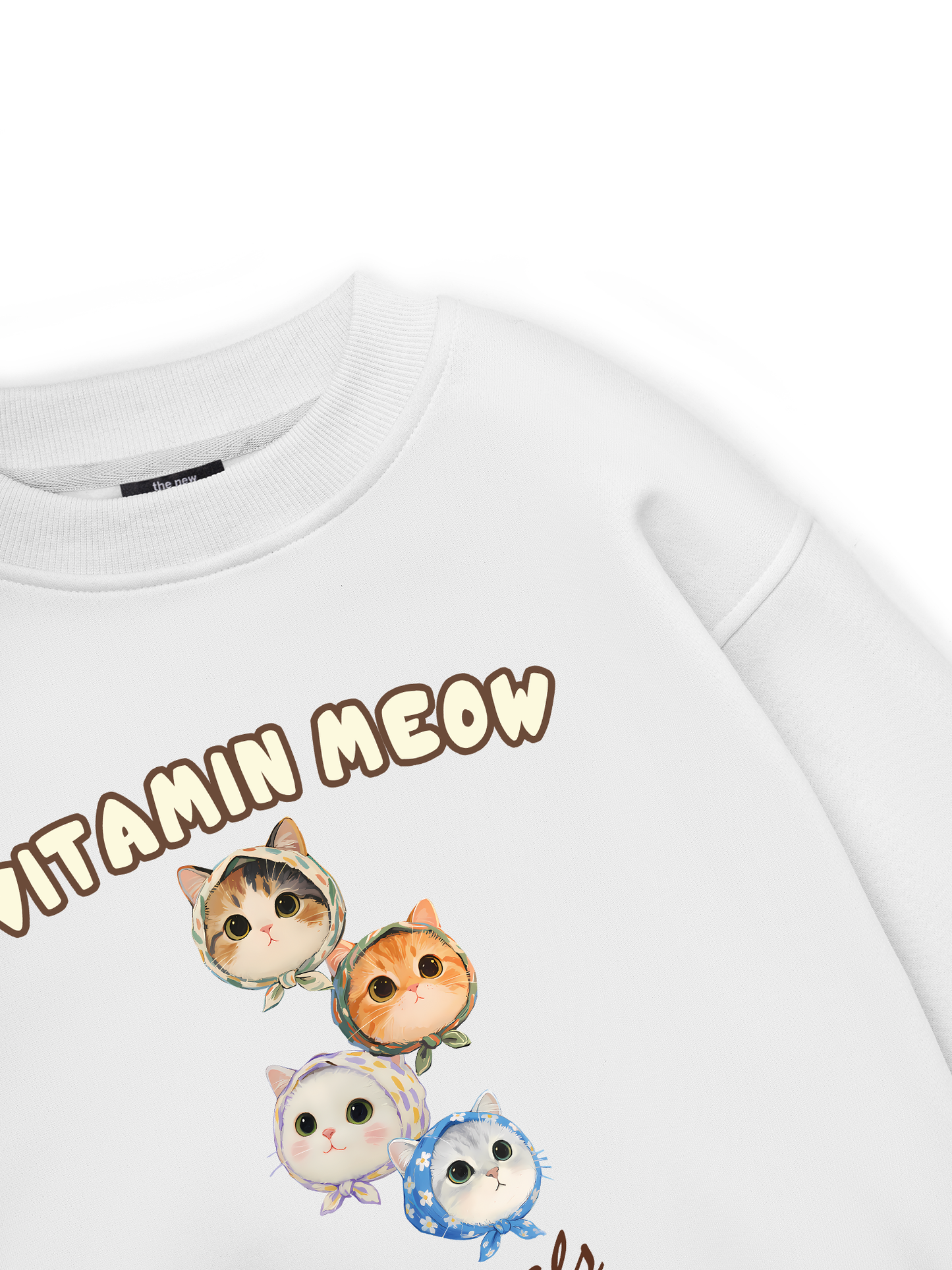 Four Cat Vitamin Meow Sweater