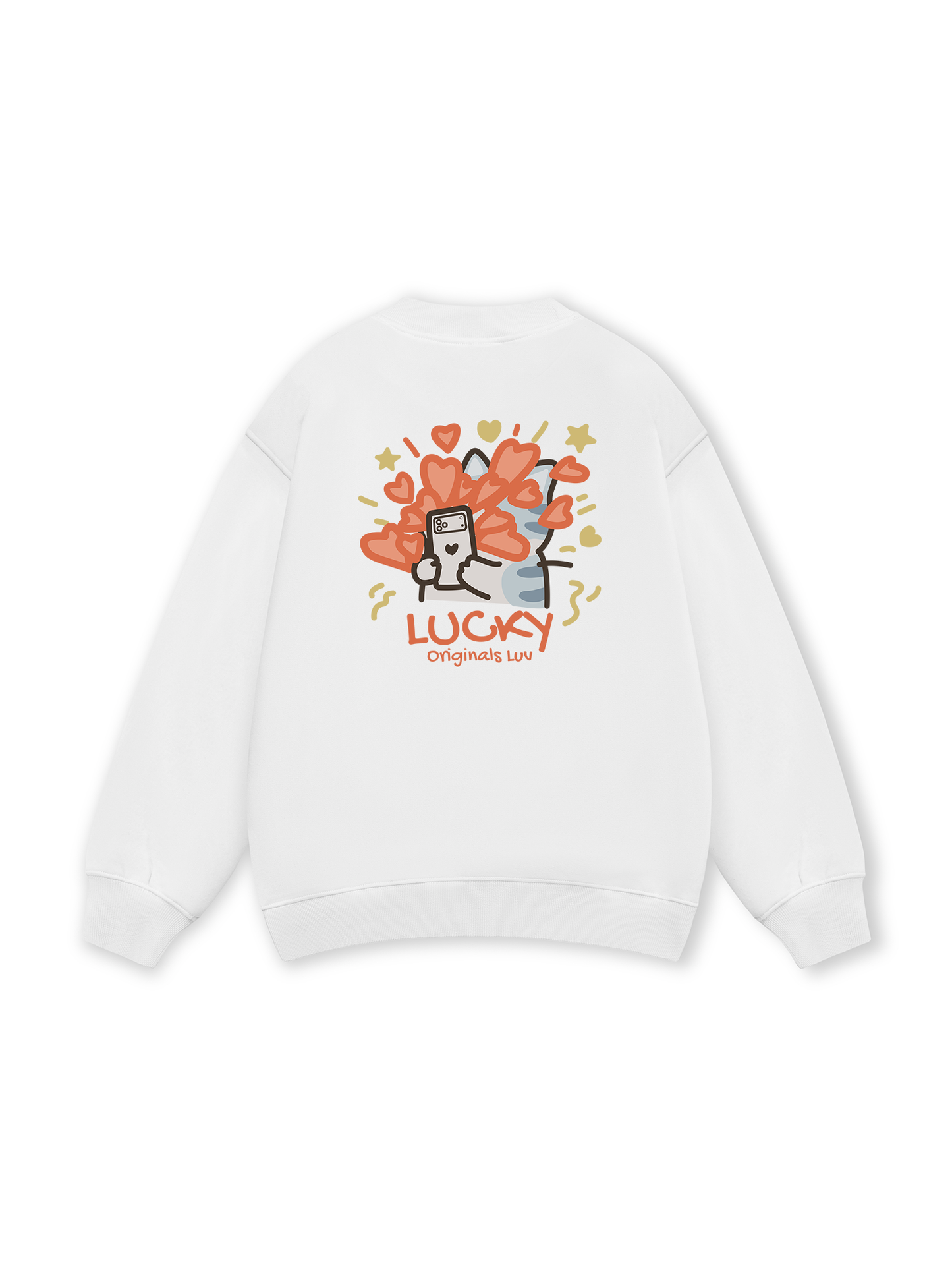 Lucky Luv Cat Couple Sweater