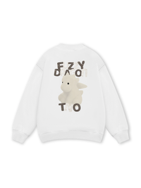 Fuzzy Font Dragon Sweater