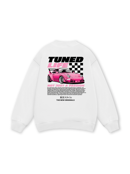 CAR Tuned Pink Sweater