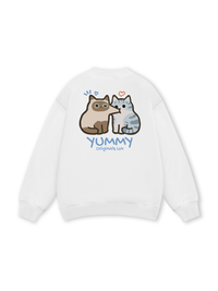 Yummy Luv Cat Couple Sweater